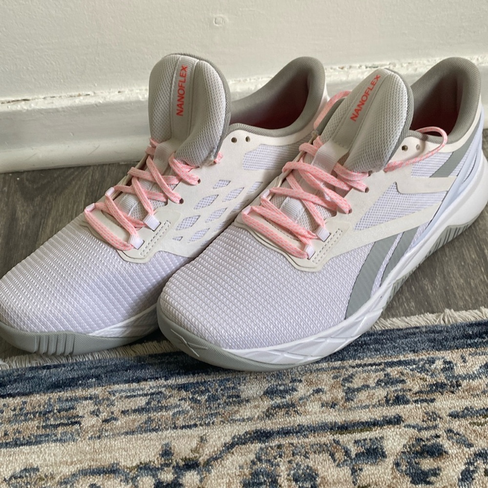 WOMANS NANOFLEX TR 'WHITE PURE GREY' sz. 10